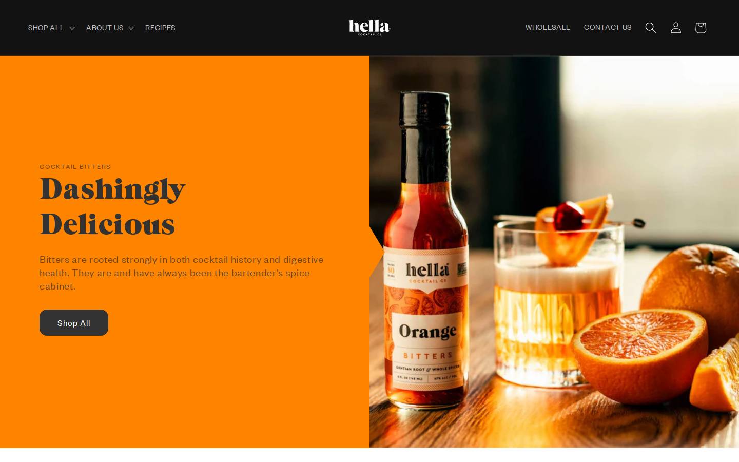 hellacocktail.co homepage screenshot