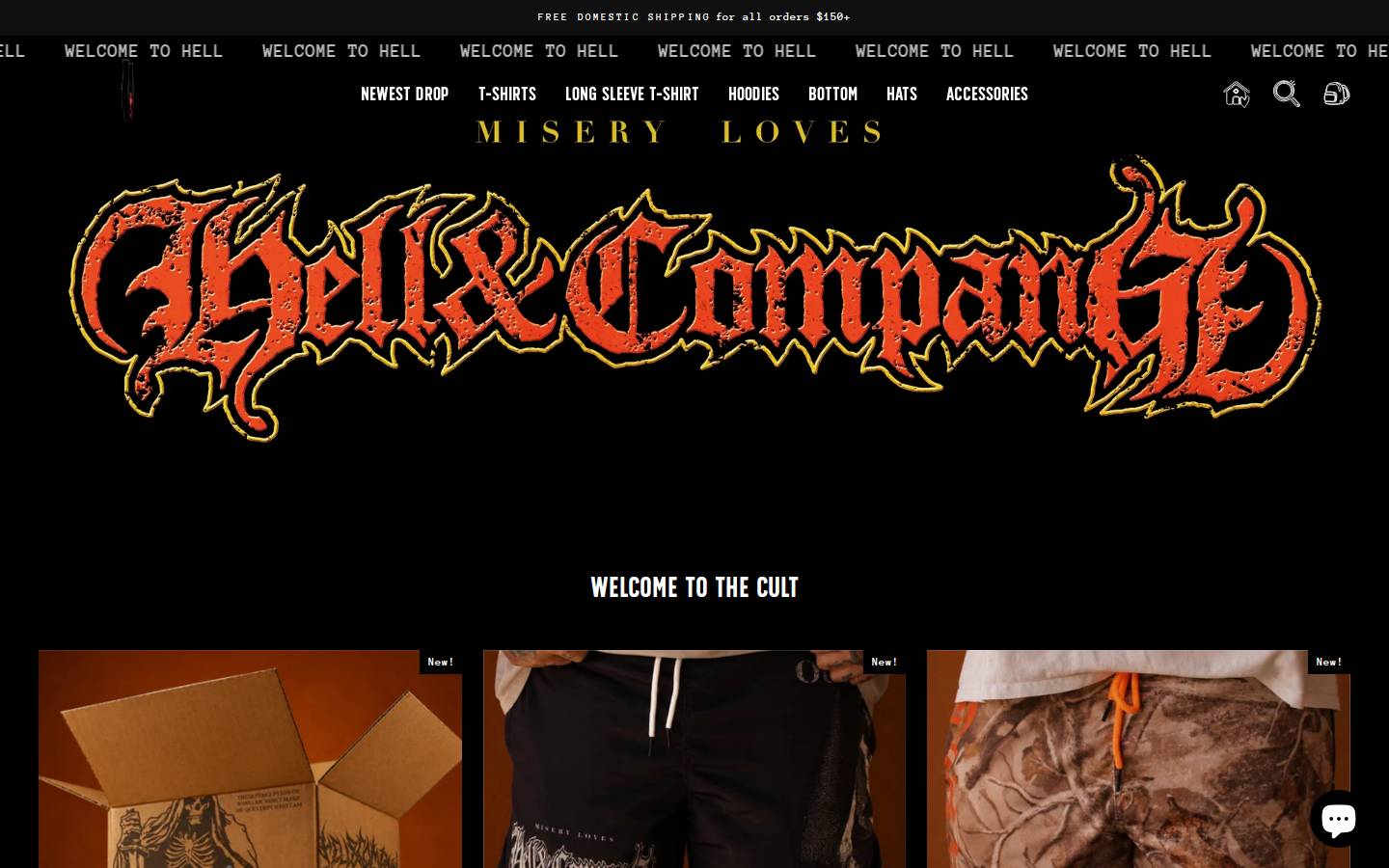 hellandcompany.com homepage screenshot
