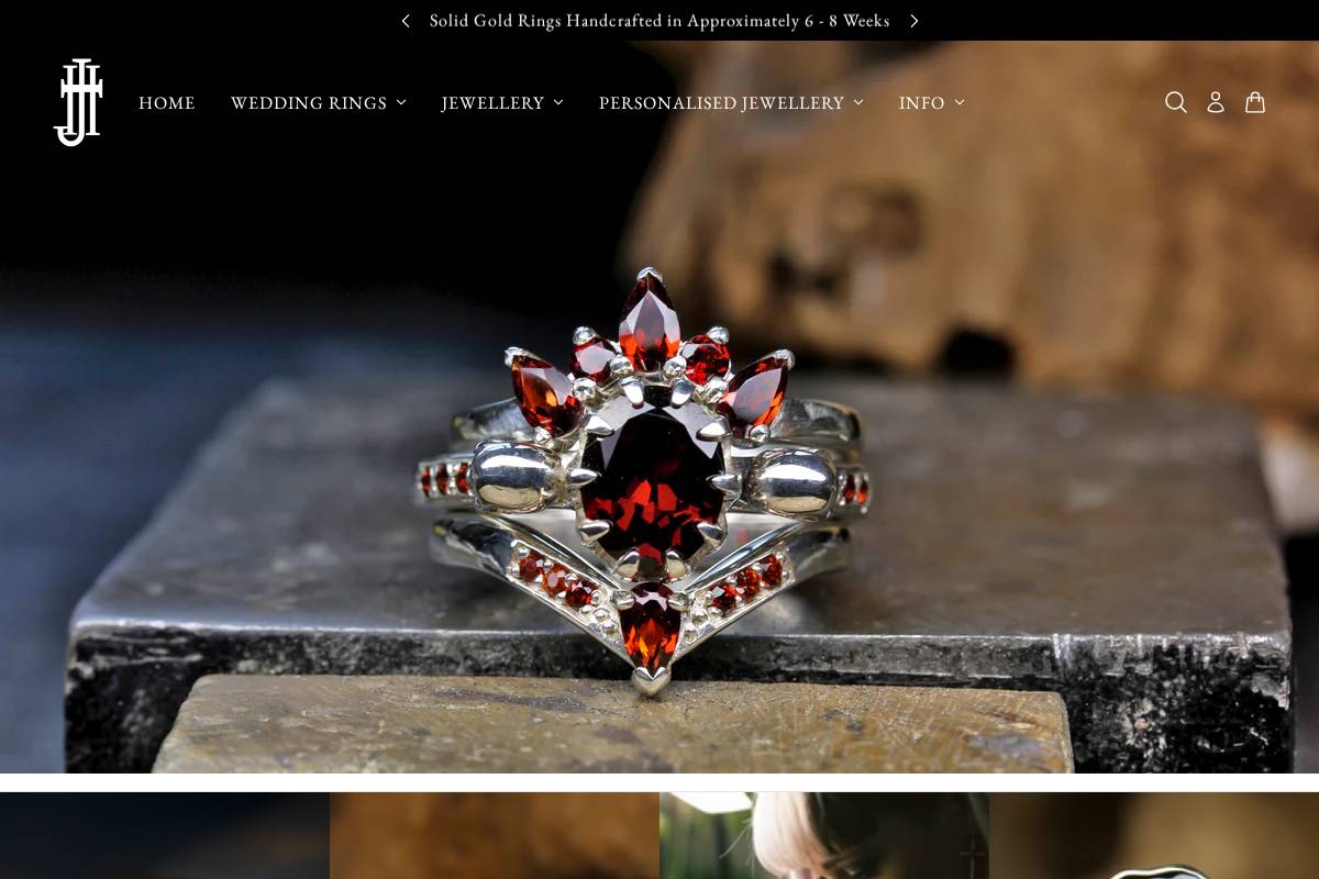 hellcatjewellery.com homepage screenshot