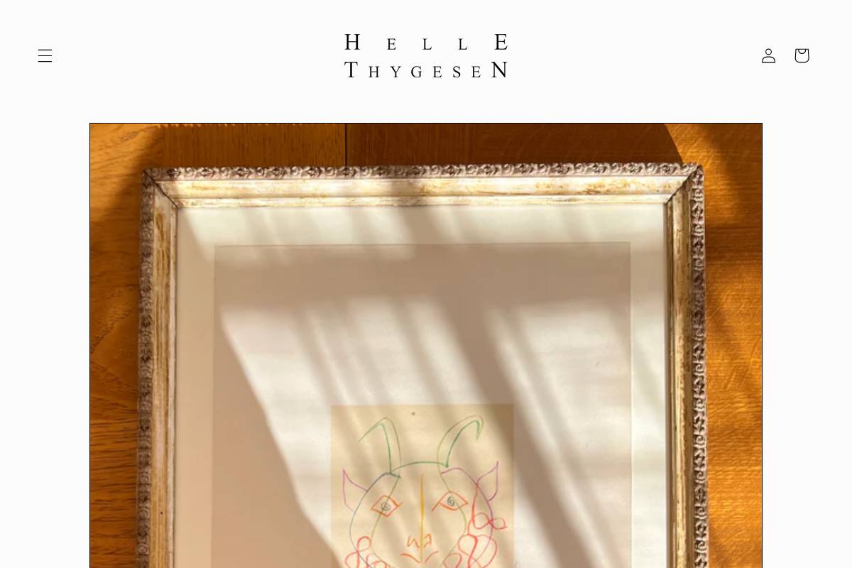 hellethygesen.com homepage screenshot