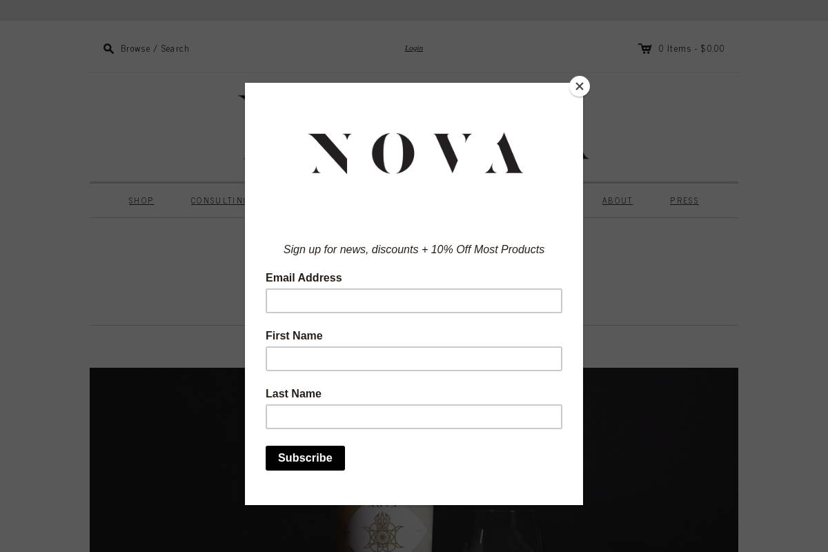 hello-nova.com homepage screenshot