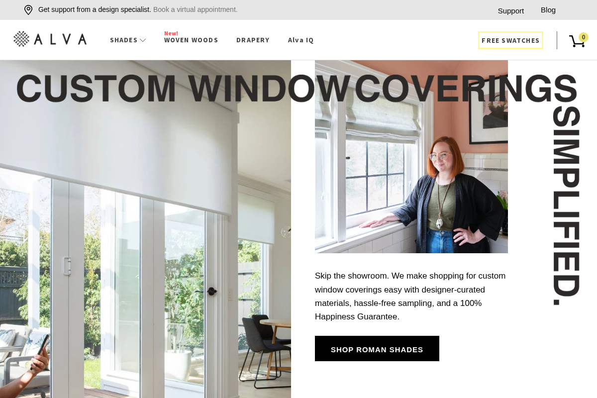 helloalva.com homepage screenshot