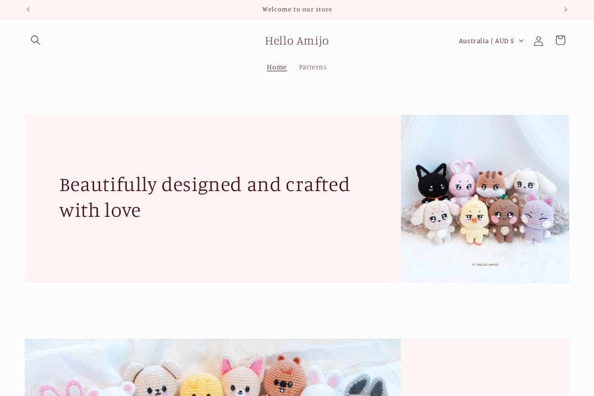 helloamijo.com homepage screenshot