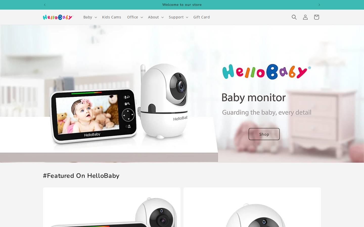 hellobaby.us homepage screenshot