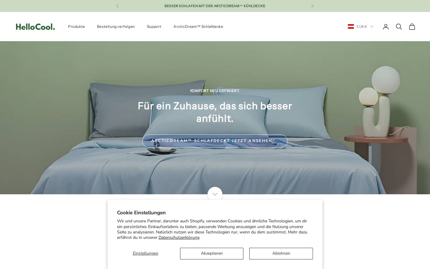 hellocool.de homepage screenshot