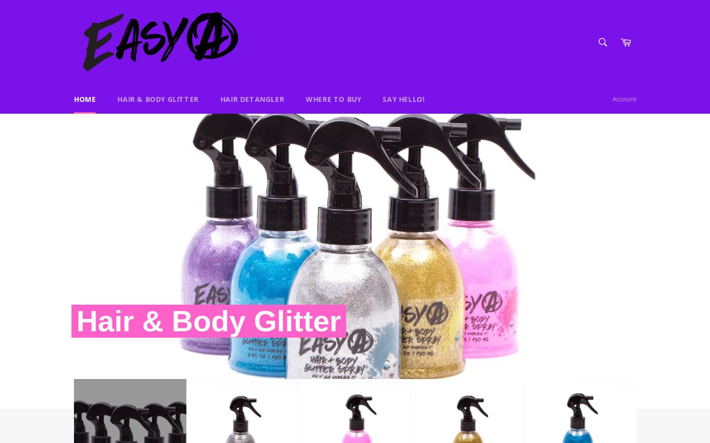 helloeasya.com homepage screenshot