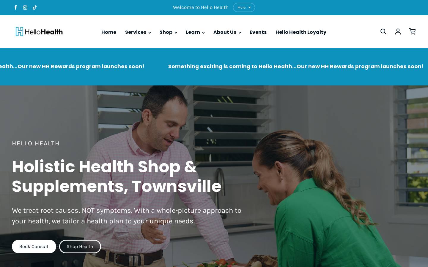 hellohealth.store homepage screenshot