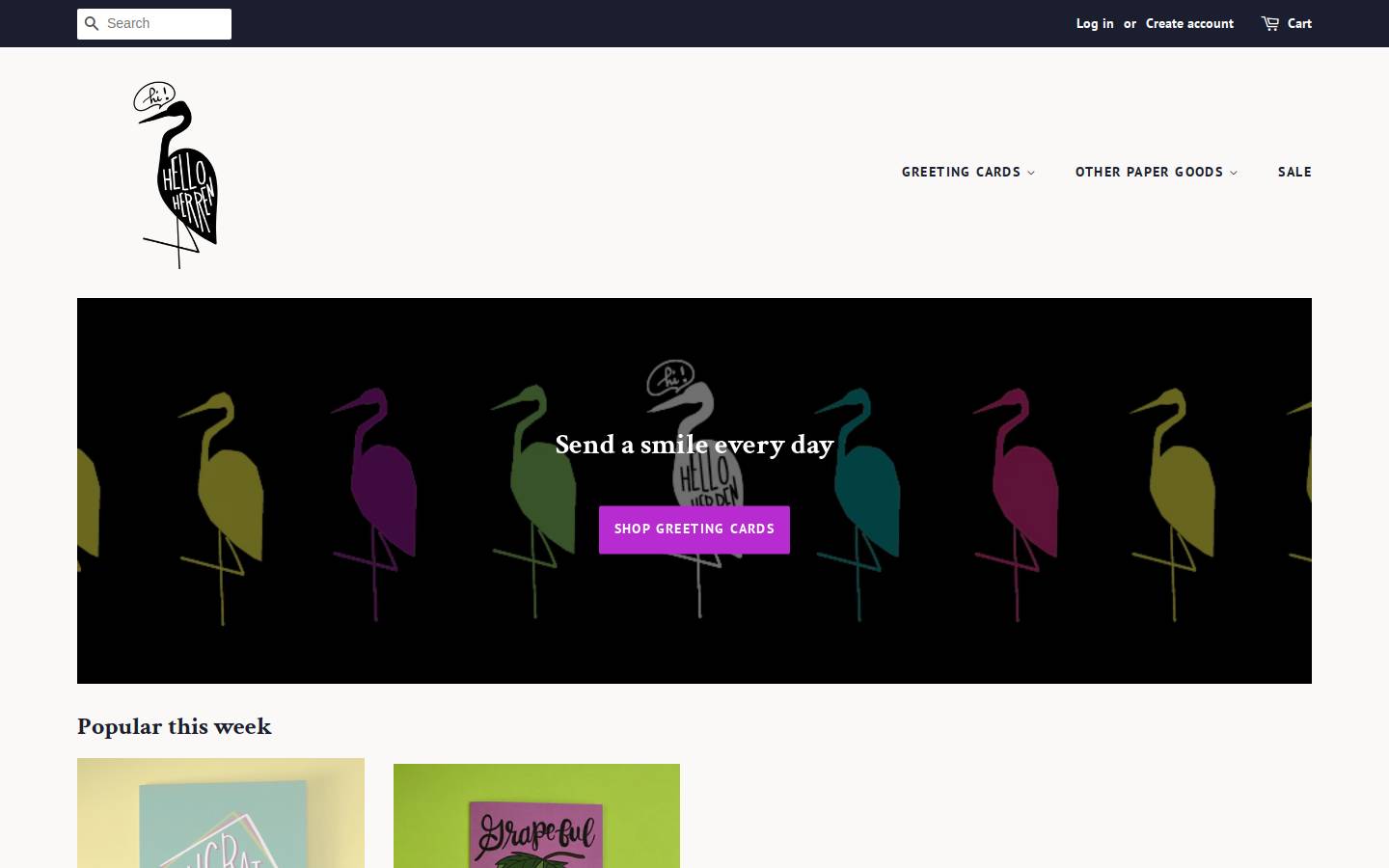 helloherren.com homepage screenshot