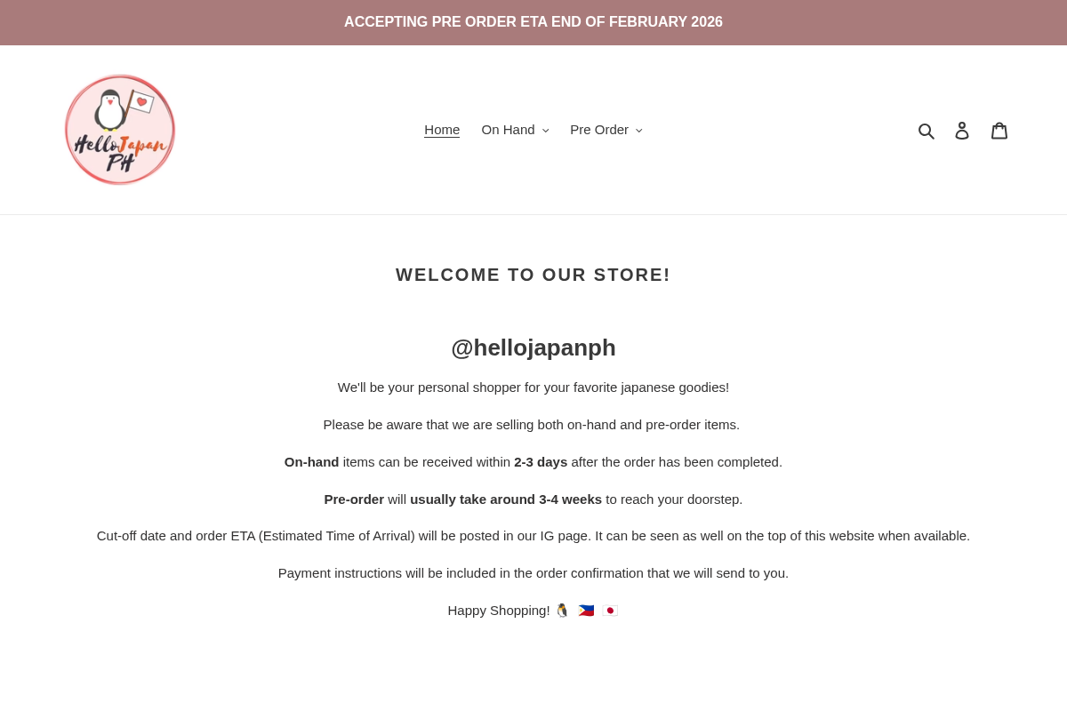 hellojapanph.com homepage screenshot