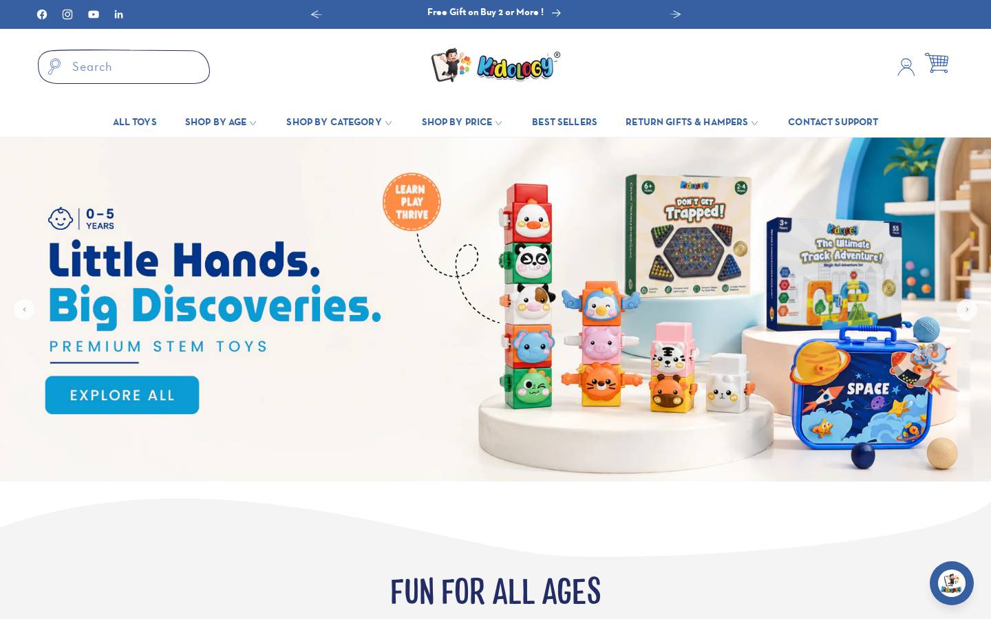 hellokidology.in homepage screenshot