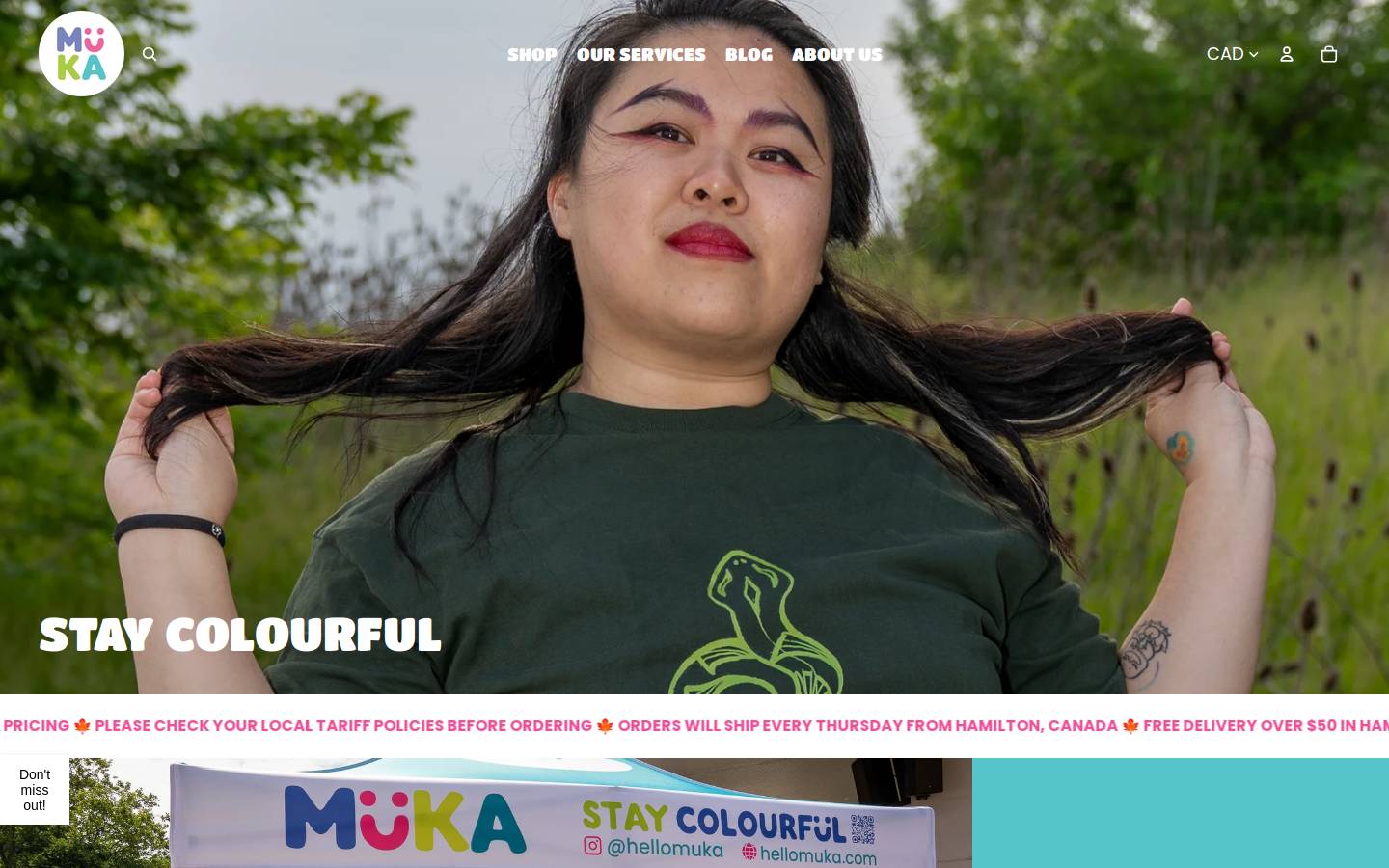 hellomuka.ca homepage screenshot
