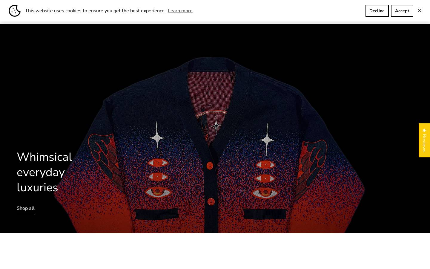 hellomyc.art homepage screenshot
