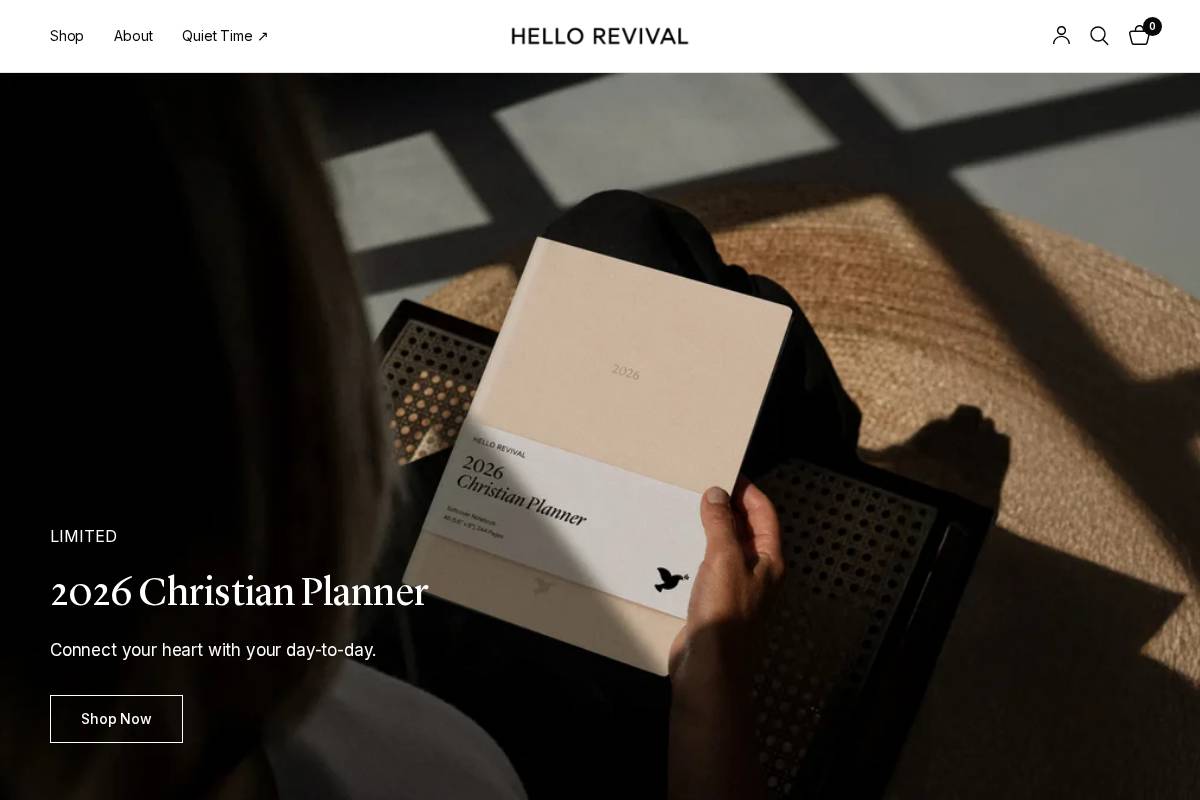 hellorevival.com homepage screenshot
