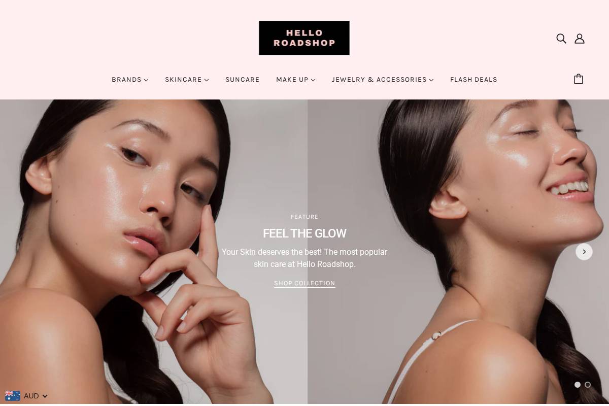 helloroadshop.com homepage screenshot