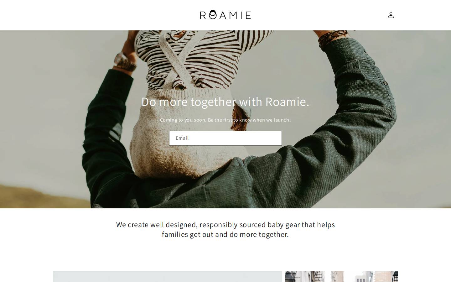 helloroamie.com homepage screenshot