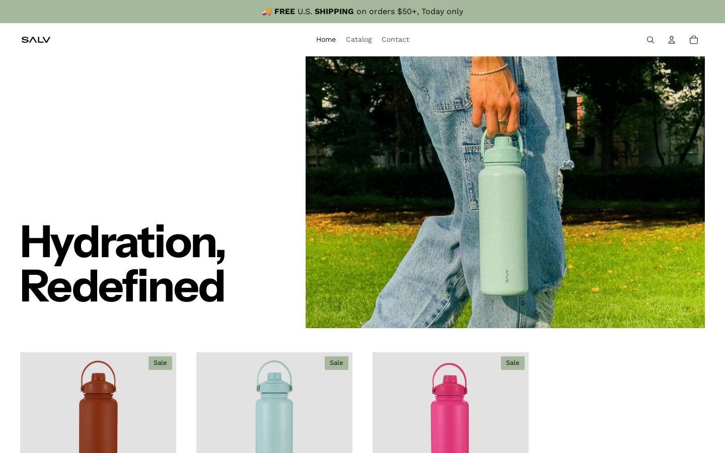 hellosalv.com homepage screenshot