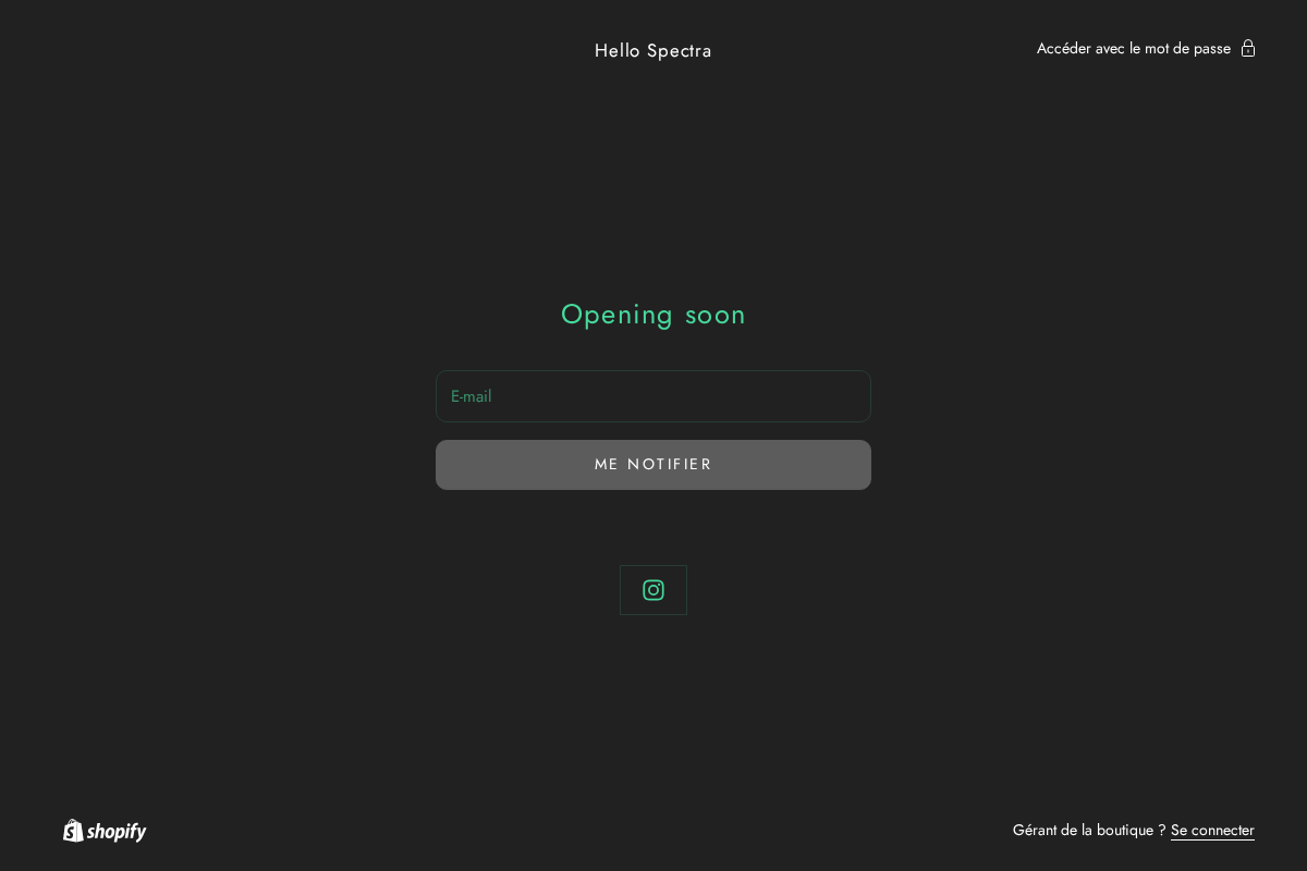 Hellospectra homepage screenshot