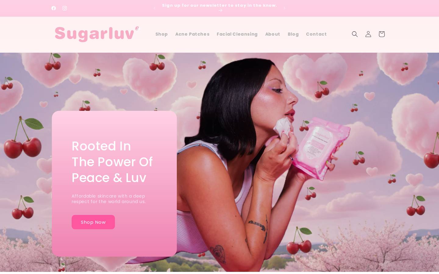 hellosugarluv.com homepage screenshot