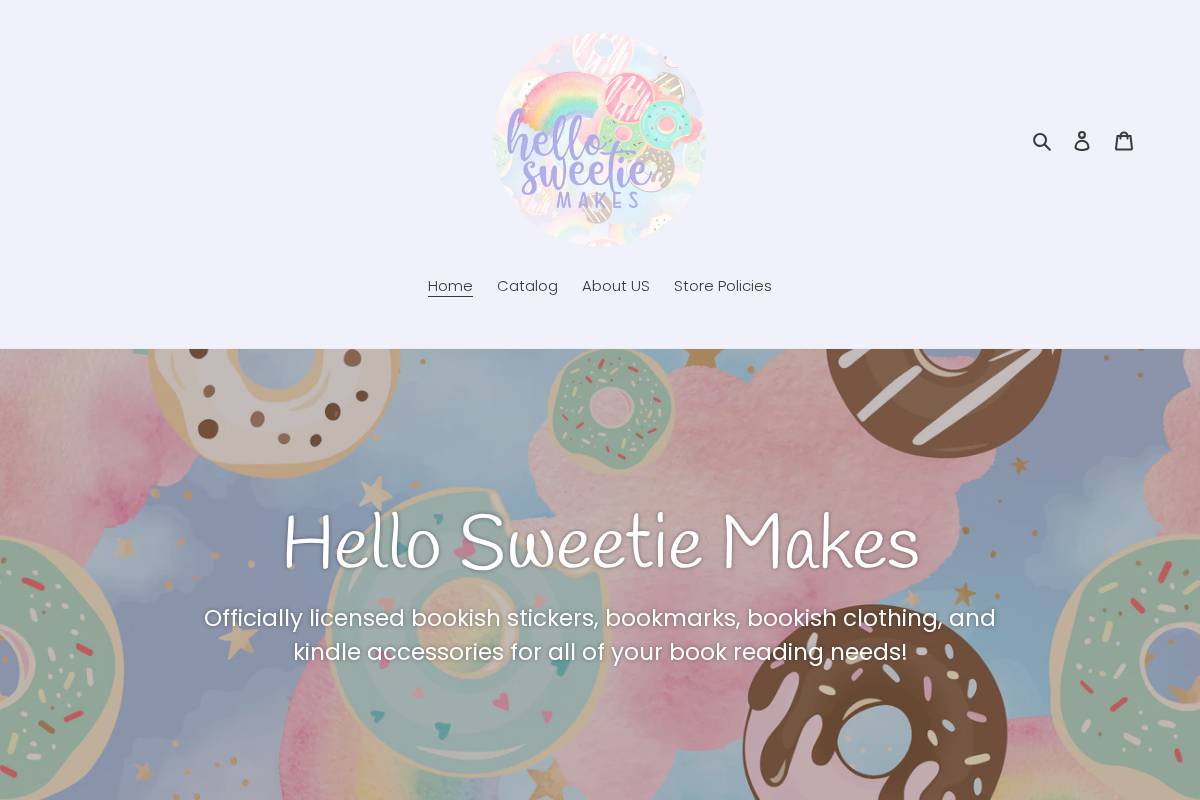 hellosweetiemakes.com homepage screenshot