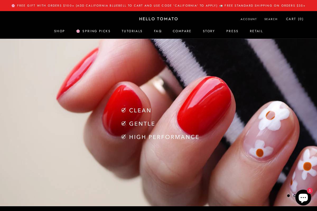 hellotomato.co homepage screenshot