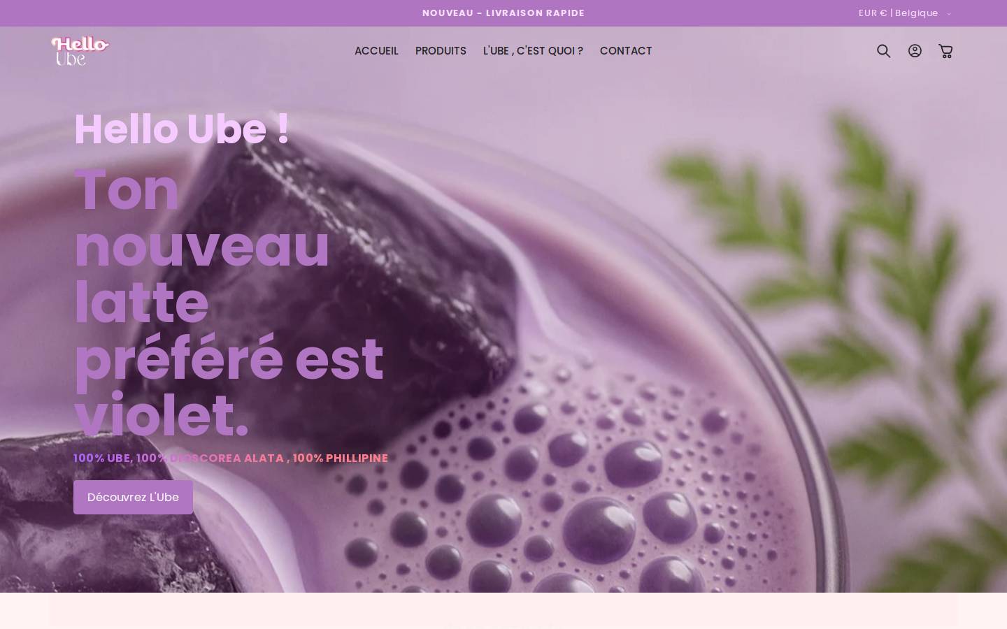 helloube.fr homepage screenshot