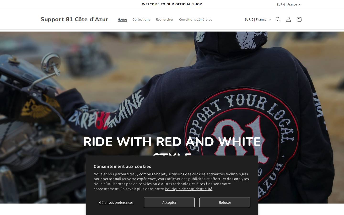 hellsangels-cotedazur.com homepage screenshot