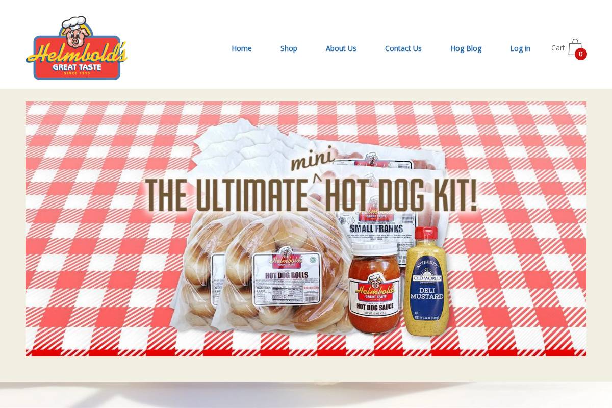 helmboldshotdogs.com homepage screenshot
