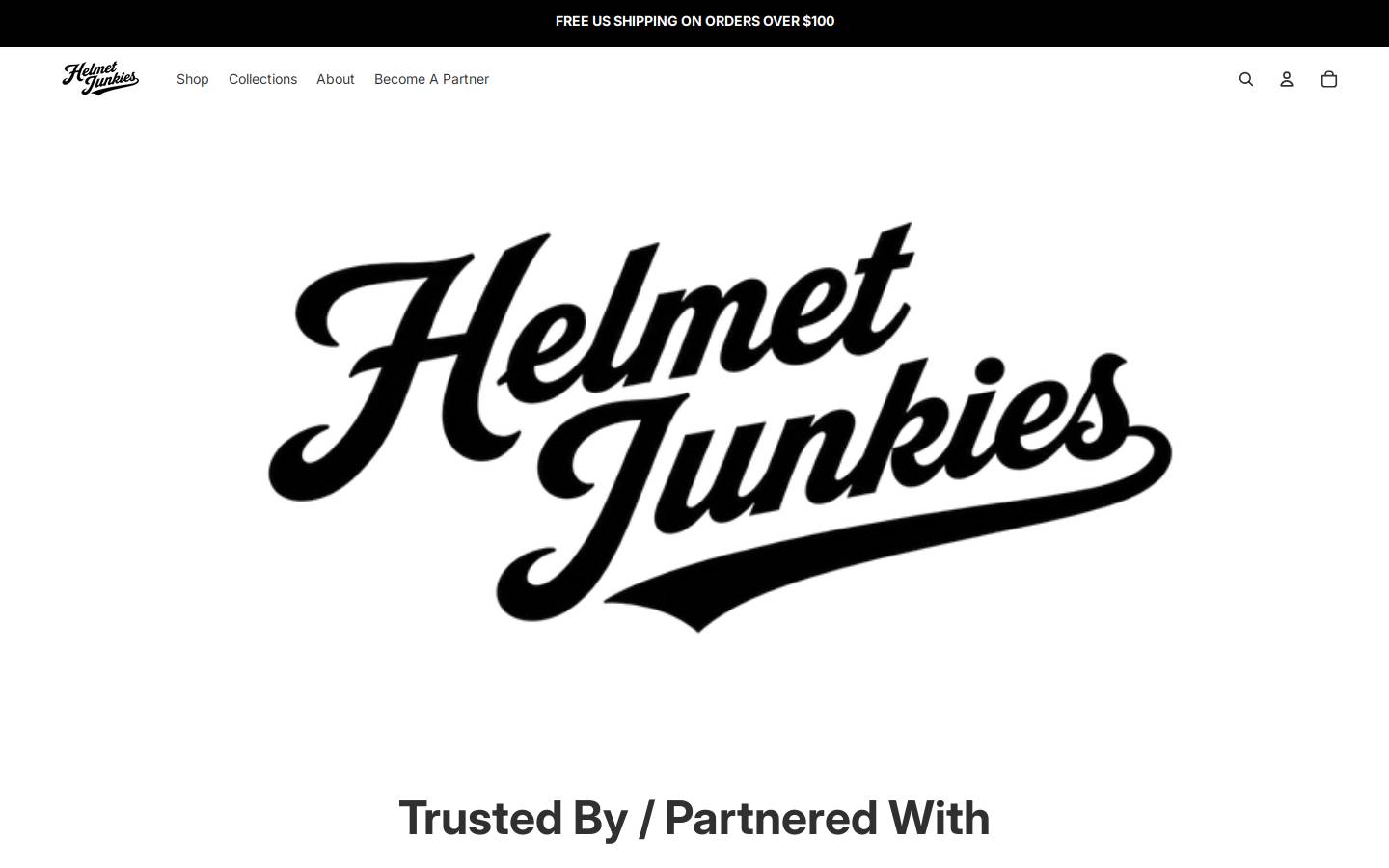 helmet-junkies.com homepage screenshot