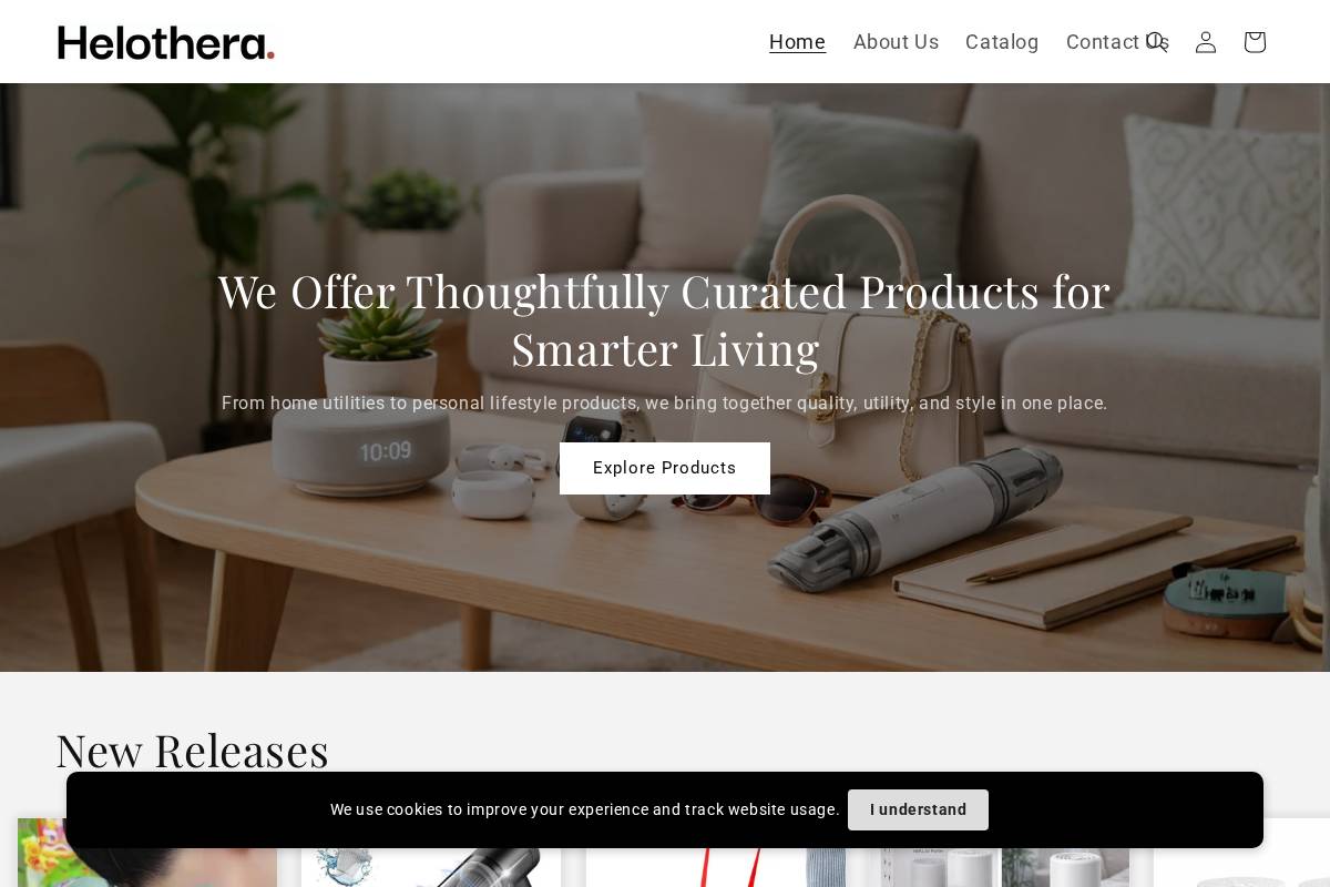 helothera.com homepage screenshot