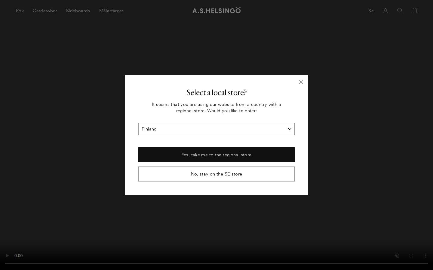 A.S.Helsingö homepage screenshot