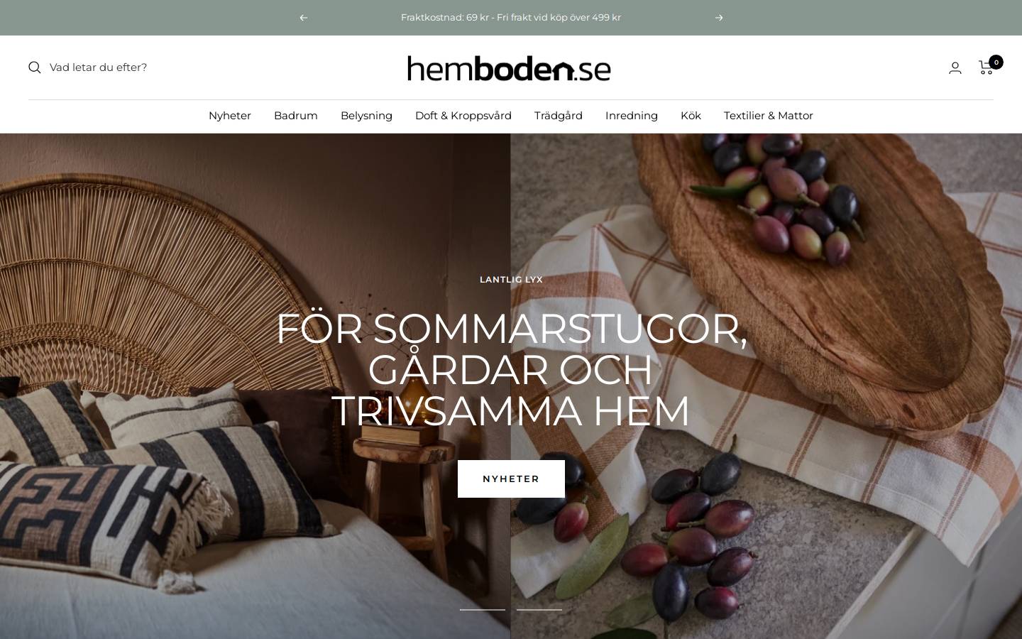 Hemboden homepage screenshot
