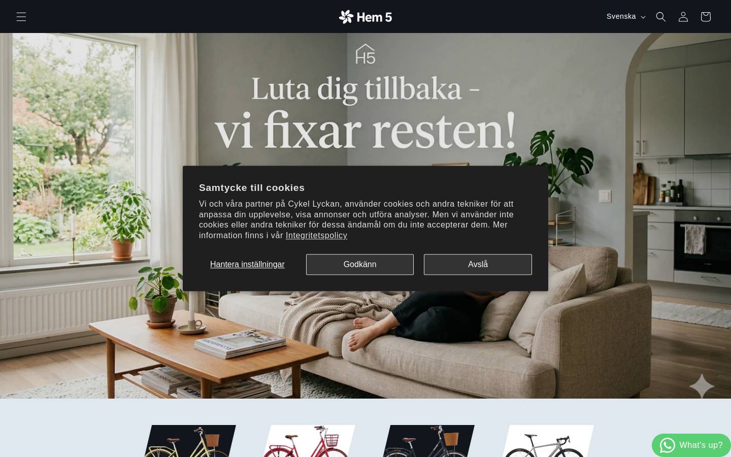 hemfem.com homepage screenshot