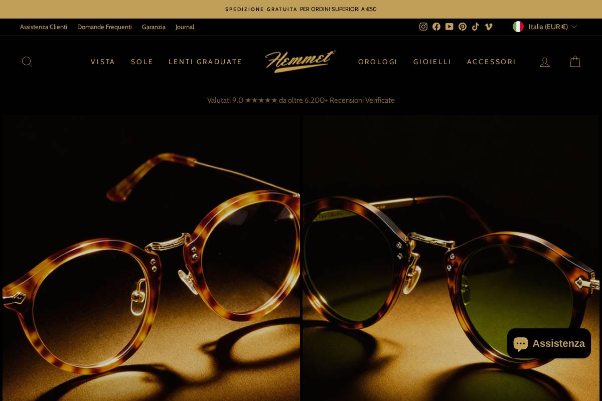 Hemmet® Brand  homepage screenshot