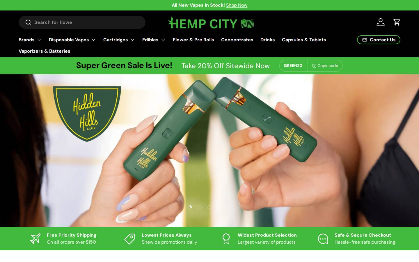 hempcityusa.com homepage screenshot