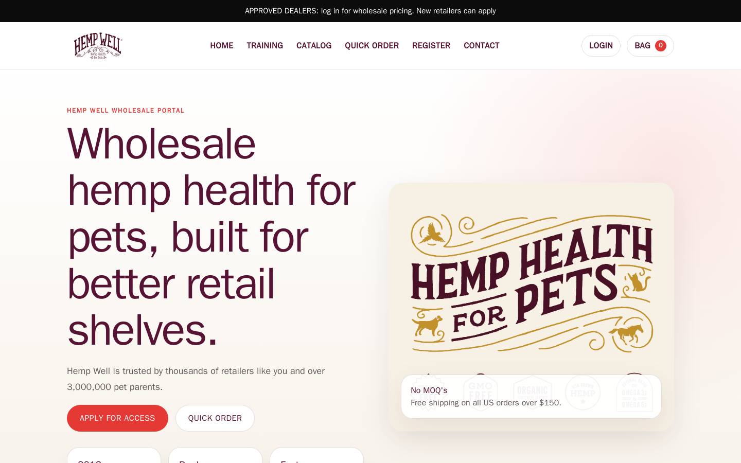 hempwell.com homepage screenshot