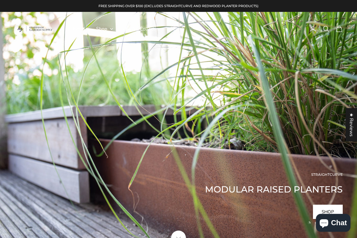 Henderson Garden Supply homepage screenshot