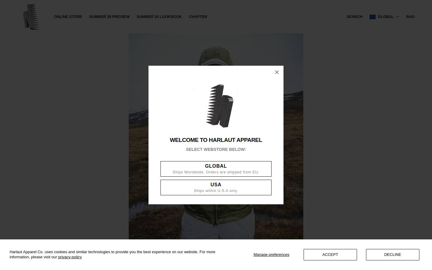 henrikharlaut.com homepage screenshot