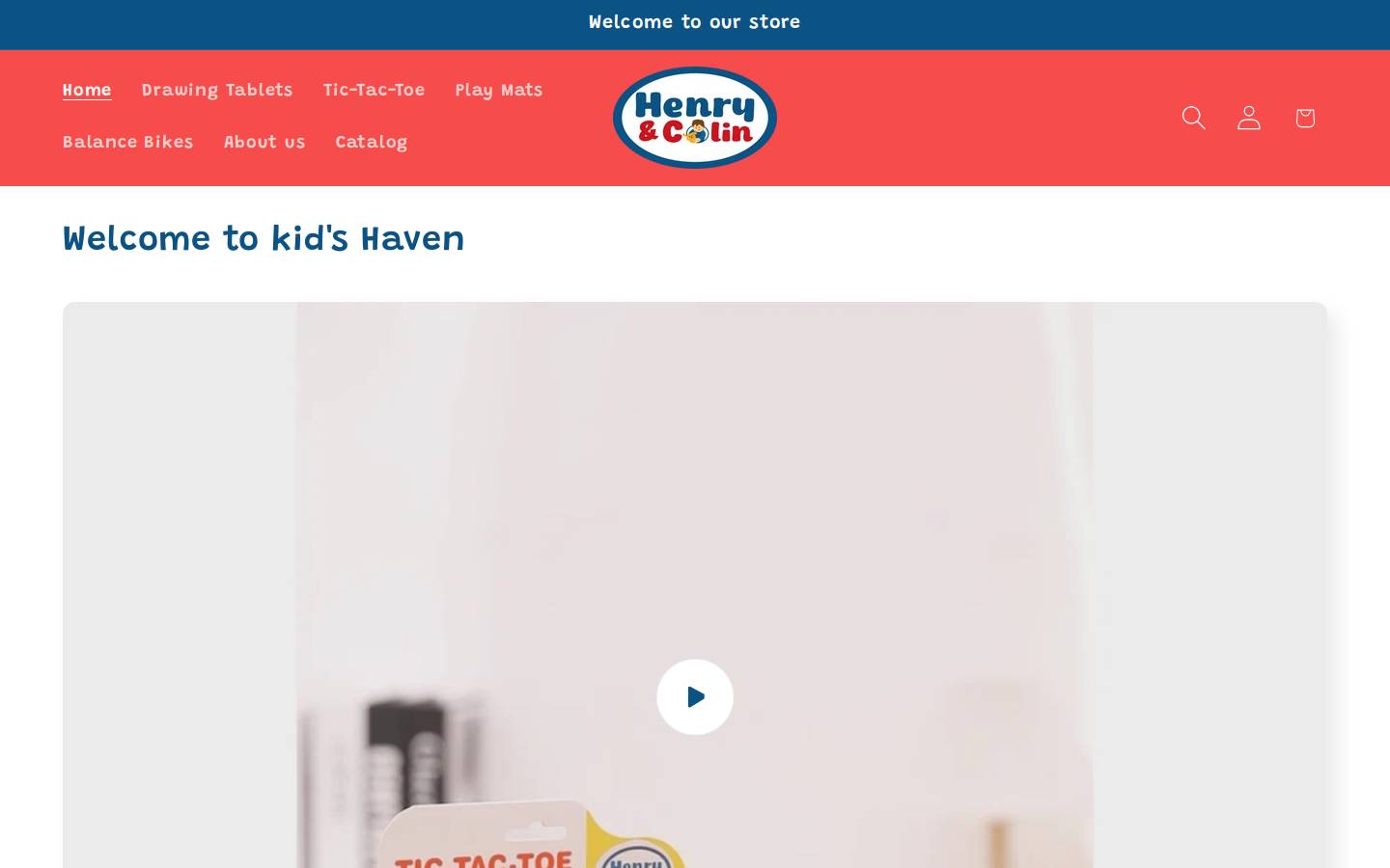 henryandcolin.com homepage screenshot