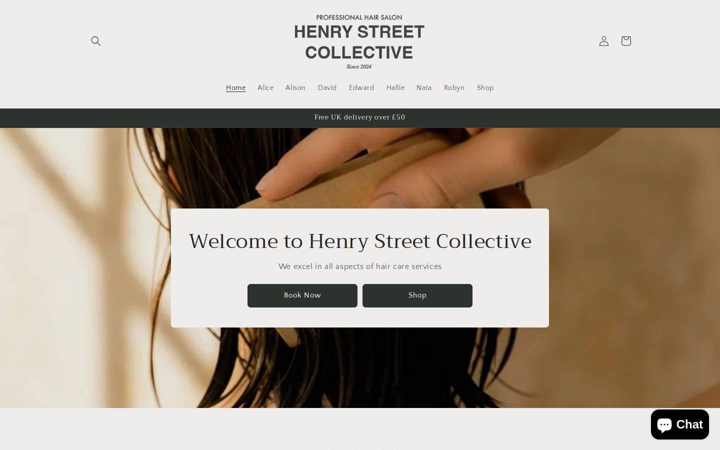 henrystreetcollective.com homepage screenshot