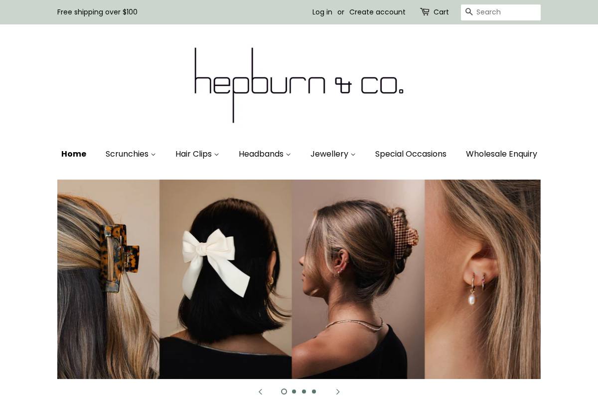 hepburnco.com.au homepage screenshot