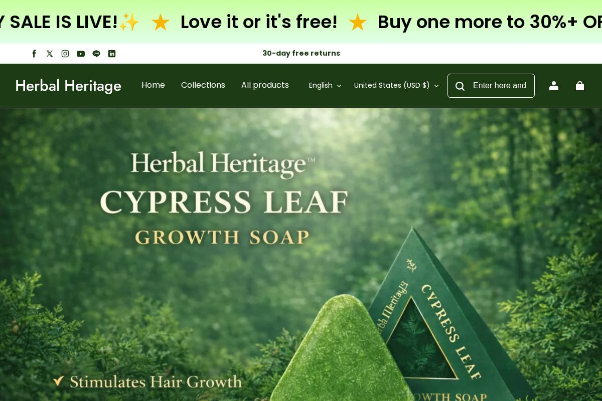 herb45.com homepage screenshot