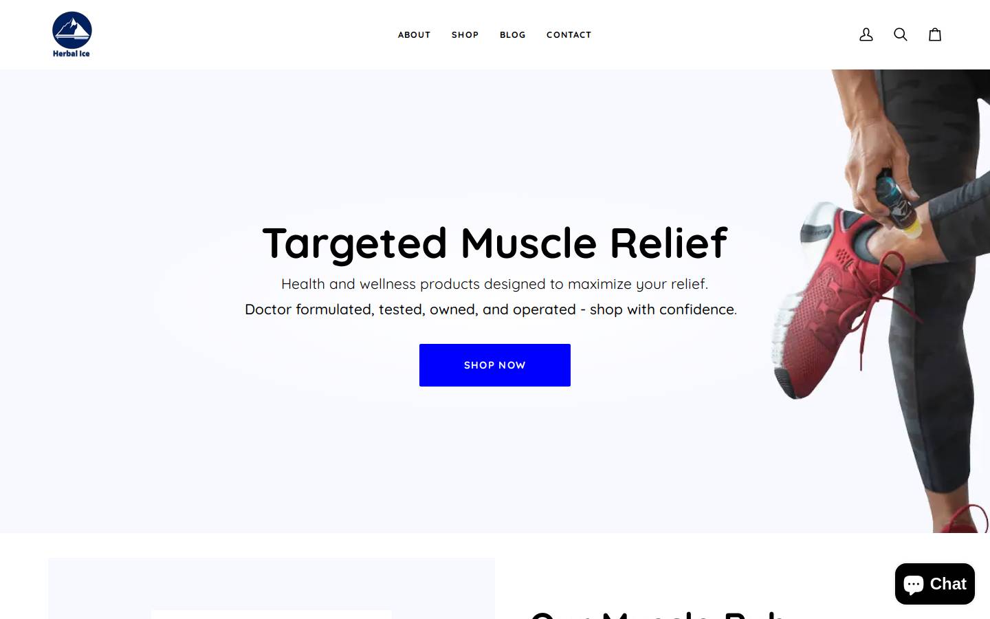 herbalice.com homepage screenshot