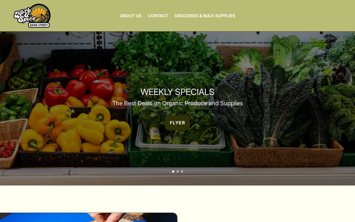 herbandspiceshop.com homepage screenshot