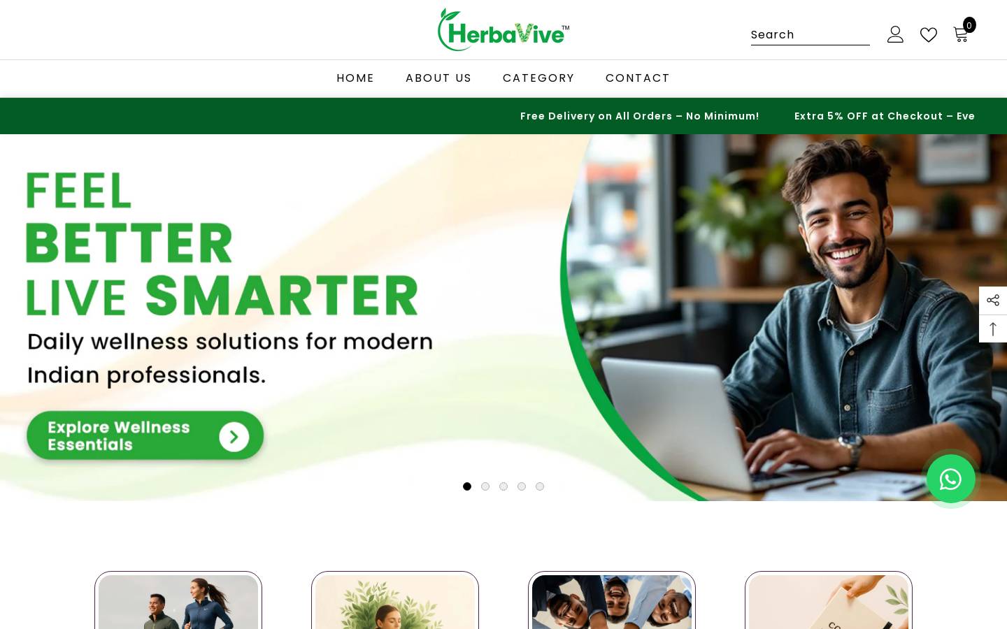 herbavive.com homepage screenshot