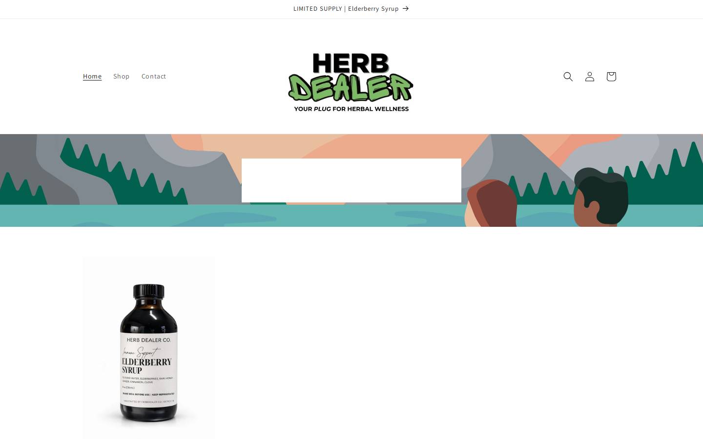 herbdealer.co homepage screenshot