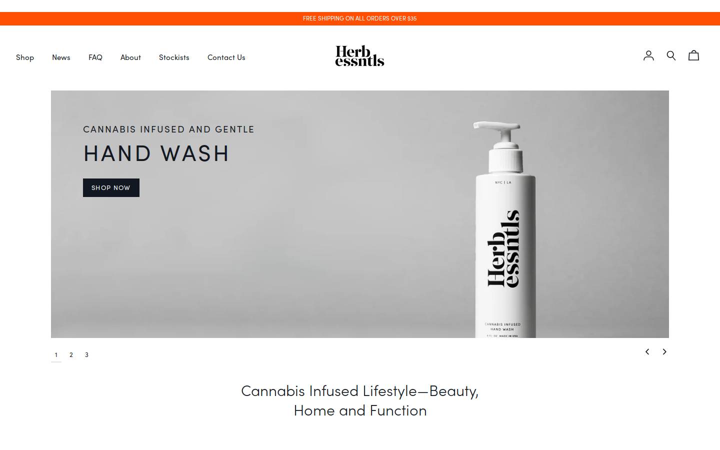 herbessntls.com homepage screenshot