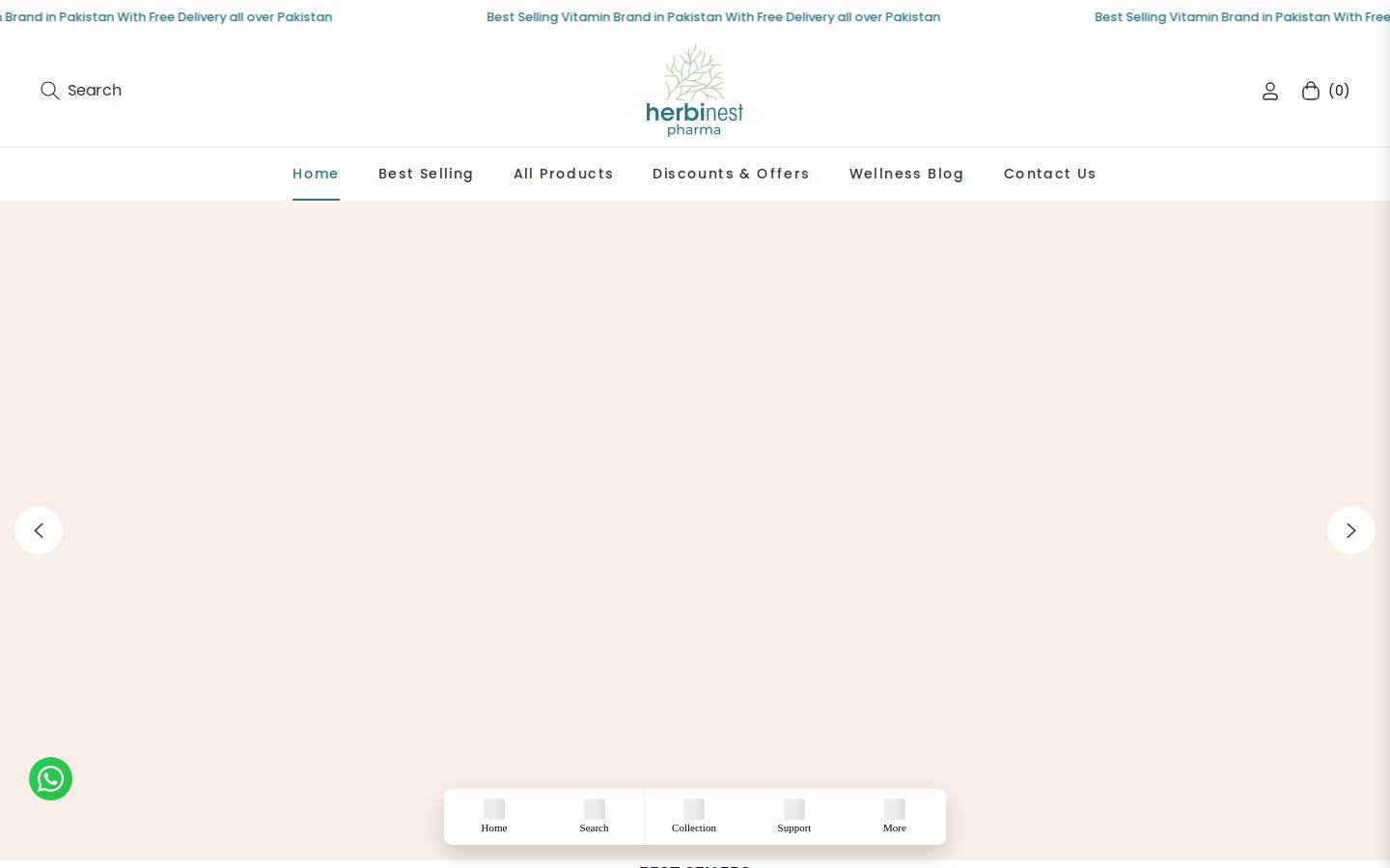 herbinest.com homepage screenshot