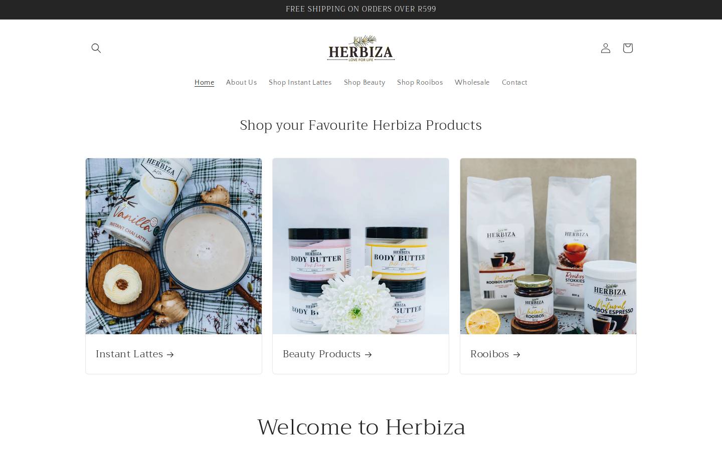 herbizatea.com homepage screenshot