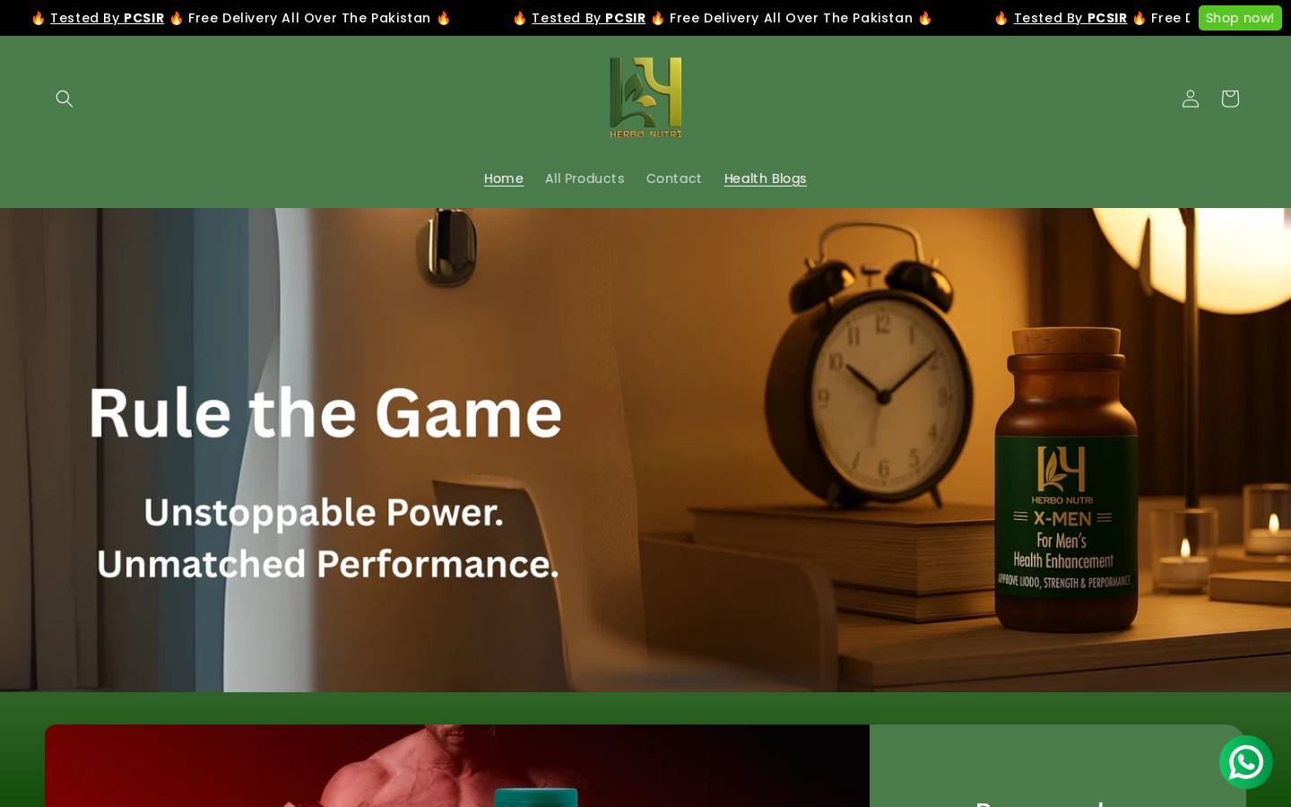 herbonutri.com homepage screenshot