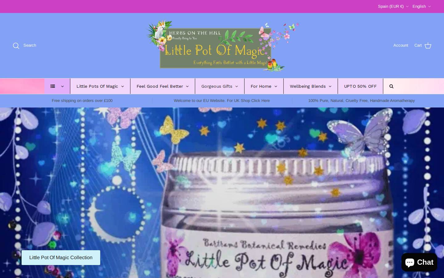 herbsonthehill.de homepage screenshot